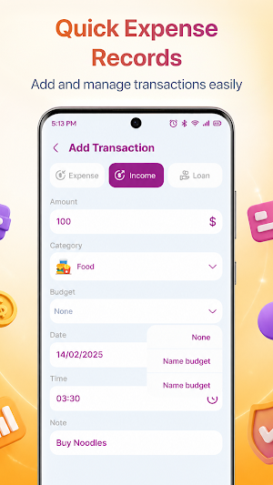 Budget & Money Tracker Screenshot 3