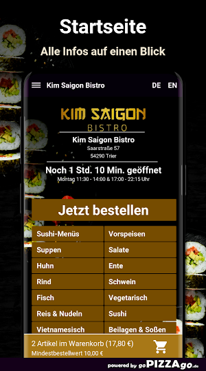 Kim Saigon Bistro Trier Screenshot 1