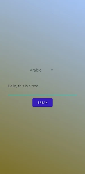 TTS Speak Screenshot 0