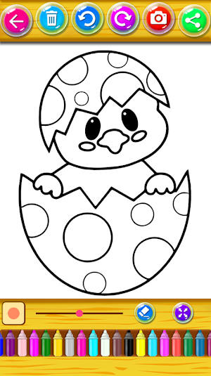 Easter egg coloring pages Screenshot 3