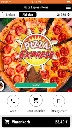 Pizza Express Peine Screenshot 0