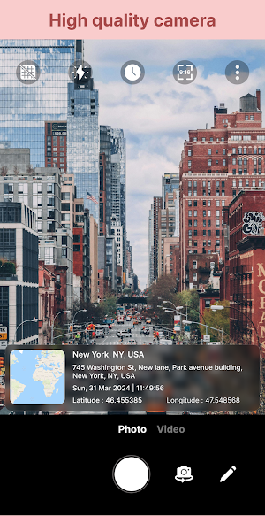 GPS Timestamp Camera: PinPoint Screenshot 0