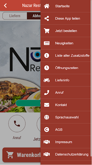 Nazar Restaurant Hannover Screenshot 2