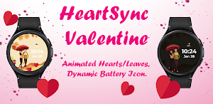 HeartSync Valentine Watch Face Screenshot 0