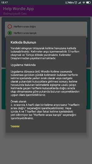 Kelime Veritabanı Screenshot 3