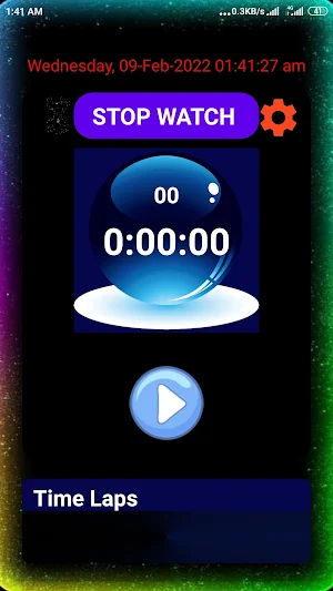 Beautiful StopWatch Screenshot 1