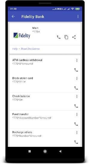 USSD Banking Nigeria Screenshot 1