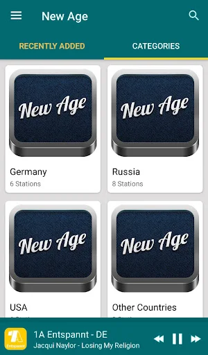 New age music radios Screenshot 1