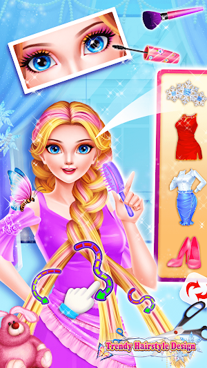 Trendy Hairstyle Design Screenshot 0
