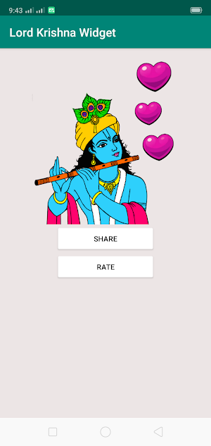 Lord Krishna Widget Screenshot 0