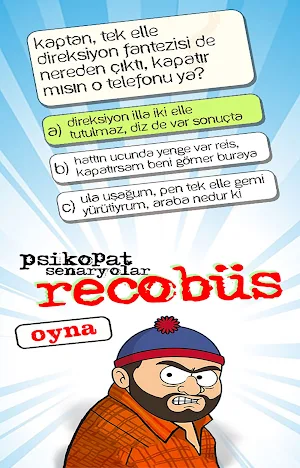 Psikopat Senaryolar Recobüs Screenshot 3