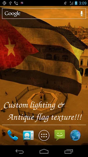 Cuba Flag Live Wallpaper Screenshot 3