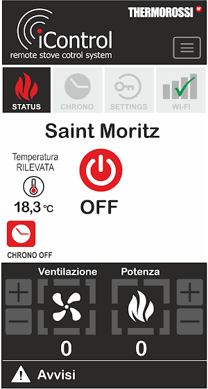 Thermorossi Connector Screenshot 2