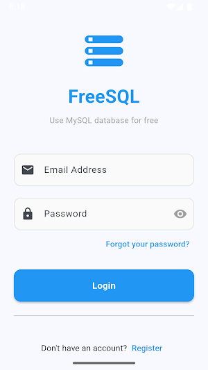FreeSQL: Database Hosting Screenshot 0