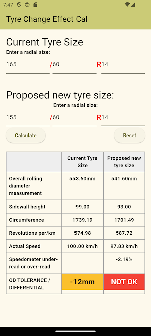 Tyre Change Effect Cal Screenshot 0