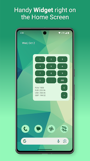 Currency Converter Widget Screenshot 0