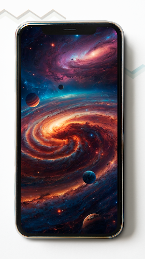 Galaxy and Planets Wallpapers Screenshot 2