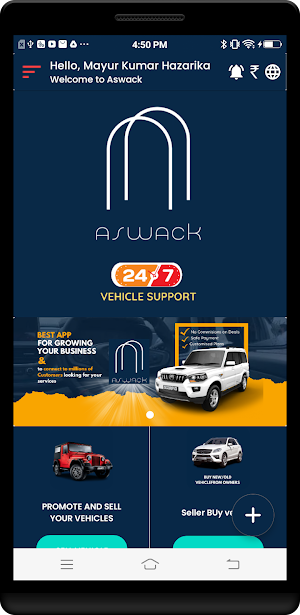 Aswack : Grow vehicle business Screenshot 0