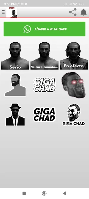 Stickers Gigachad Screenshot 1