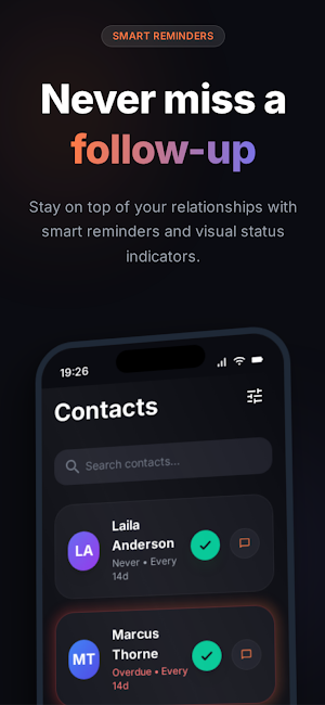 Keep in Touch:Personal Network Screenshot 2