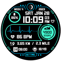 Step Up 3 - Digital Watchface