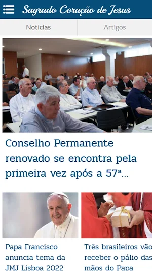 Paróquia Sagrado Coração de Jesus - Saltinho/SP Screenshot 2