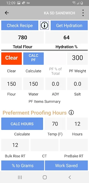 Bread Maker + Calculator Screenshot 2