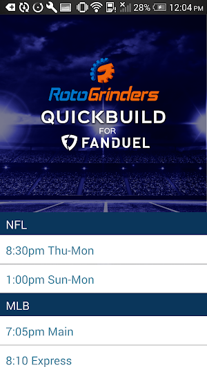 LineupHQ: FanDuel Lineups Screenshot 3