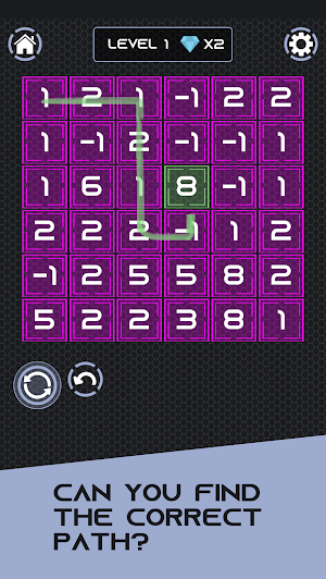 Find Path: A Math Brain Games Screenshot 3