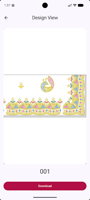 Embroidery Pallu Designs Screenshot 3