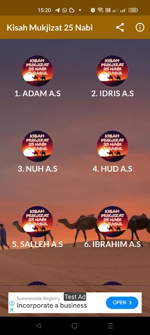 Kisah Mukjizat 25 Nabi & Rasul Screenshot 0