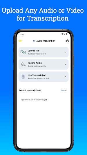 AI Transcript: Audio to Text Screenshot 1