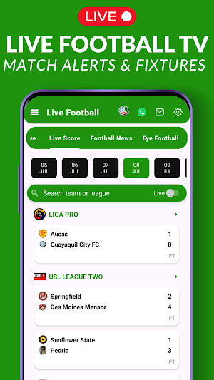 Live Football TV HD Streaming Screenshot 3