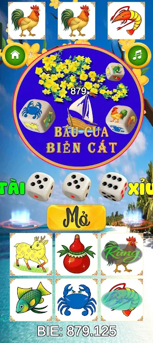 Bau cua bien cat Screenshot 1
