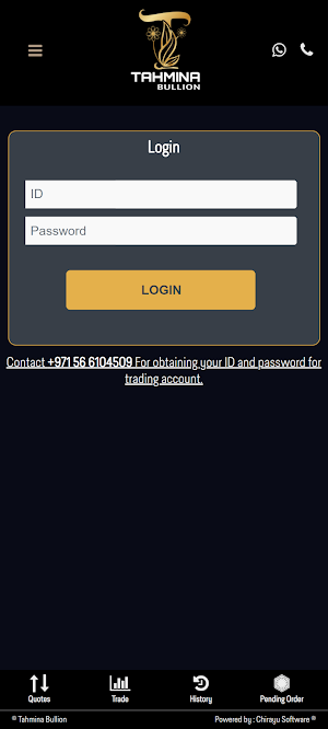 Tahmina Bullion Screenshot 2