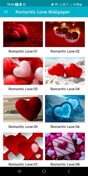 Romantic Love Wallpaper HD Screenshot 0