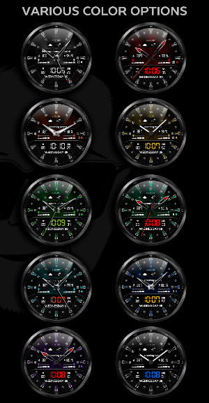 WFP 160 Luxury Mod2 Watch Face Screenshot 2
