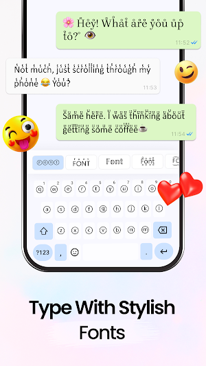 Fonts Keyboard Themes & Emoji Screenshot 2