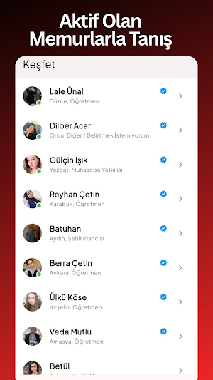 MemurSohbet – Tanışma & Sohbet Screenshot 3