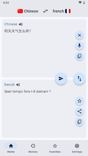 Chinese French Translator Screenshot 0