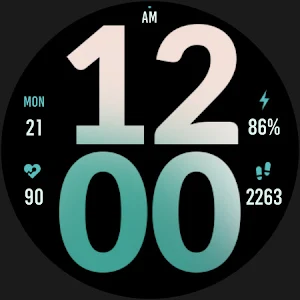 Big Snow Watch Face Screenshot 3