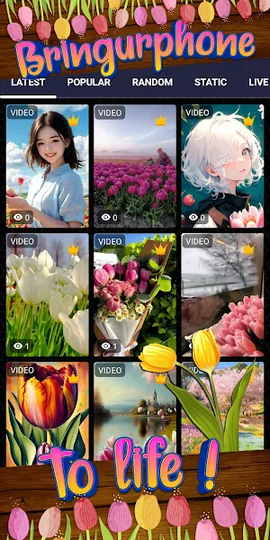 tulip wallpaper Screenshot 1