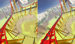 VR roller coaster Screenshot 1