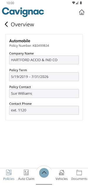 Cavignac Insurance Brokers Screenshot 3