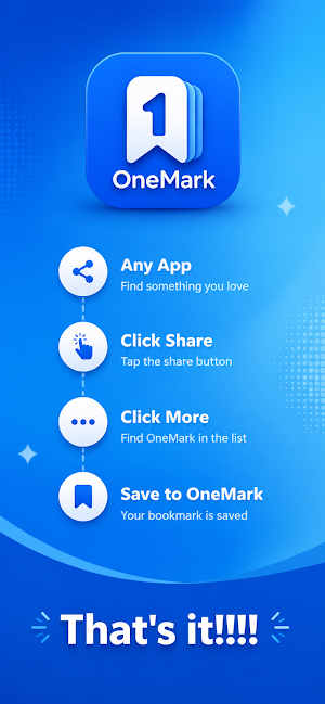 OneMark: Bookmark Manager Screenshot 1