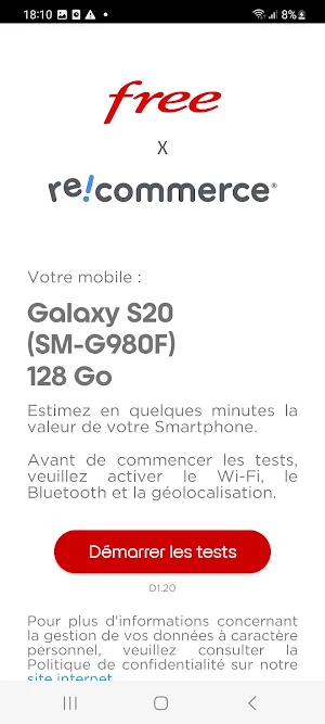 Reprise mobile Screenshot 0