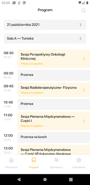 V Kongres Onkologii Polskiej Screenshot 1
