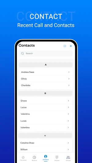 Phone Dialer: Calls & Contacts Screenshot 1