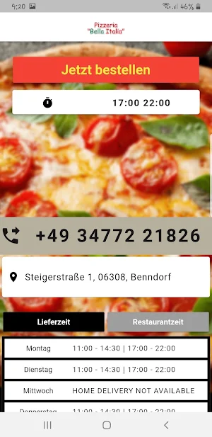 Bella Italia Pizzeria Benndorf Screenshot 1