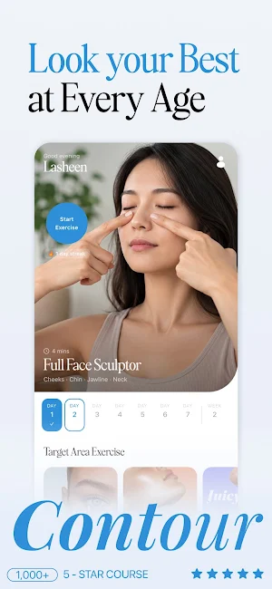 Contour - Face Yoga Exercise Screenshot 0